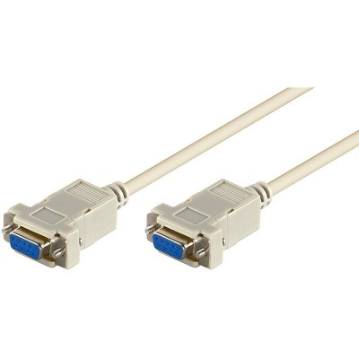 Cablu serial null modem 2m RS232 DB9 mama-mama Goobay