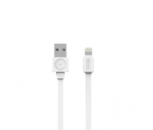 Cablu alimentare sincronizare de date USB - Lightning 1.5m alb Allocacoc