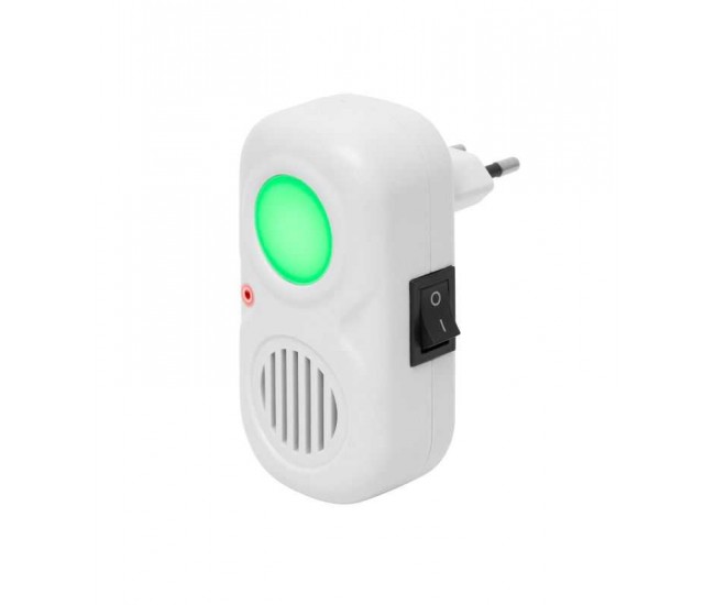 Alarma cu ultrasunete de indepartare insecte zburatoare / tantari cu lumina de noapte Home UH11