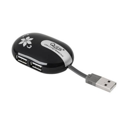 Hub USB 4 porturi QUER USB2.0 480Mbit/s