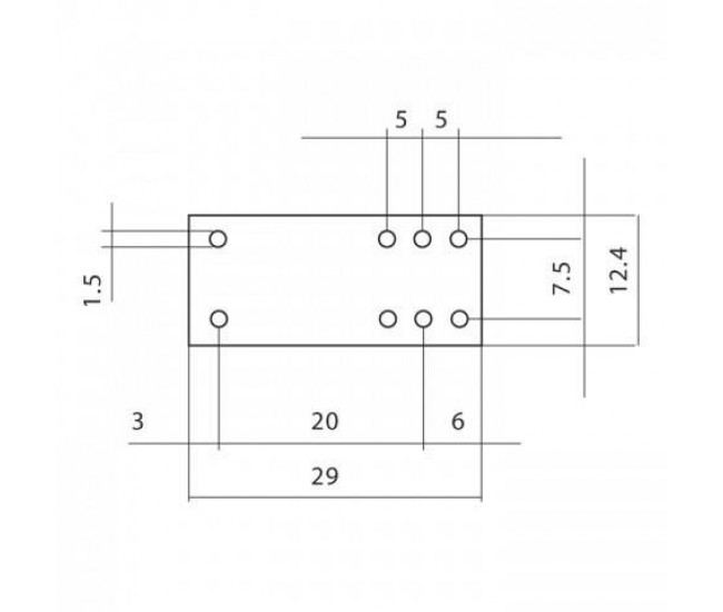 Releu 12VDC 16A 270R 1 morse F4061-12