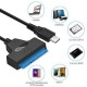 Convertor USB Type C - SATA 22 pini max 6TB HDD 2.5 si SSD