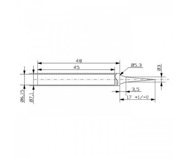 Varf letcon de lipit 28011 2buc 28942 Fahrenheit