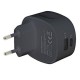 Incarcator de la retea 2x iesire USB A si USB C 3.4A negru Sweex