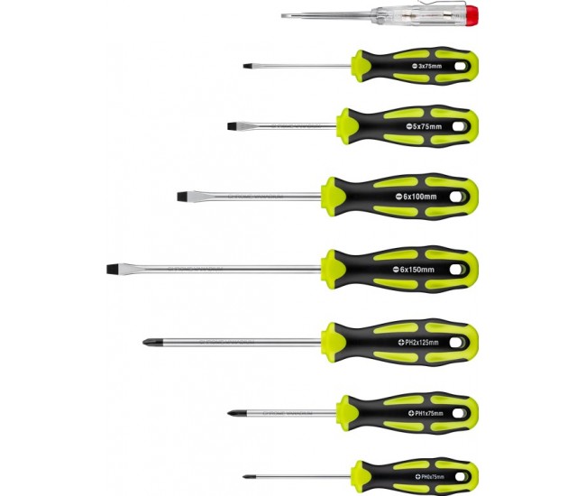 Set surubelnite Goobay 8 piese in carcasa plastic