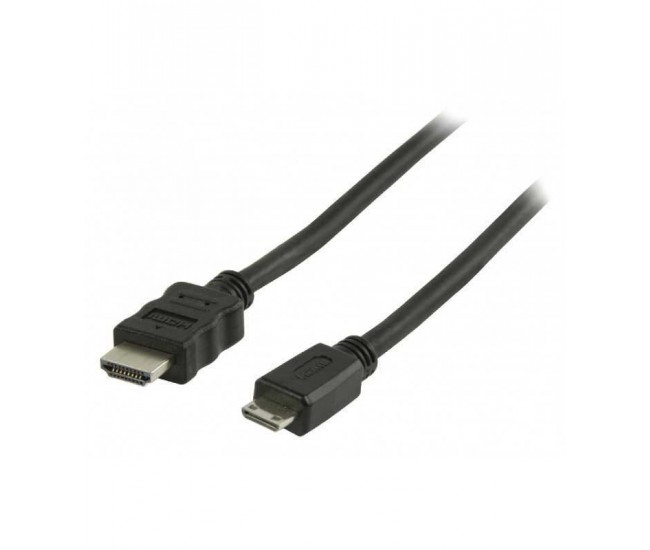 Cablu mini HDMI de mare viteza cu Ethernet HDMI - HDMI mini 1m 4K 3D Valueline