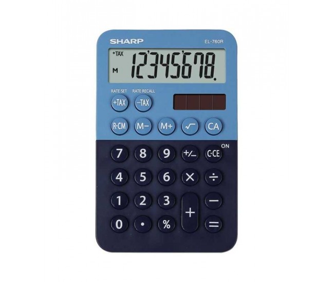 Calculator birou profesional 8 cifre SHARP EL-760RB-BL SHEL760