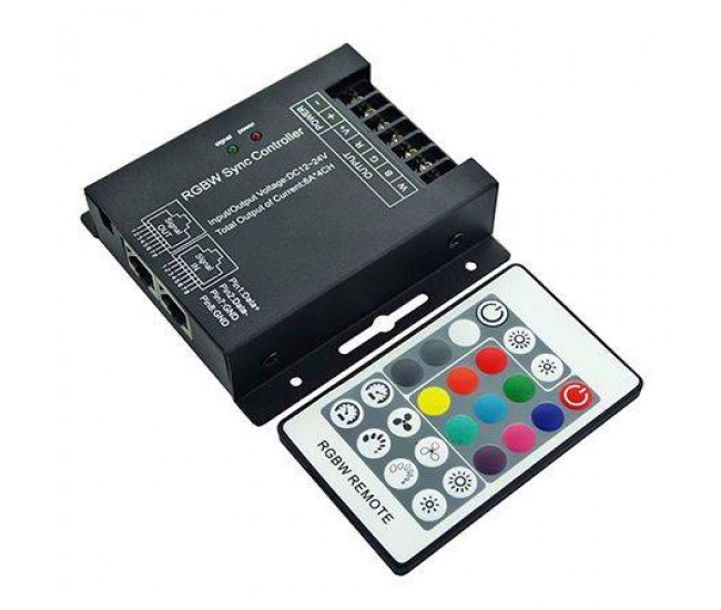 Controller Banda LED cu DIMMER 12V/24V RGB+W 288W V-TAC