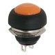 Buton 1 circuit 1A 250V OFF-ON portocaliu fara retinere