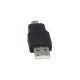 Adaptor USB 2.0 USB A tata - mufa tata USB B mini mufa nichelat VCOM CA412-PB