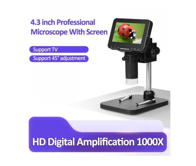 Microscop Digital 02-BX ecran 4.3 2MP marire 1000X