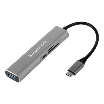 HUB USB Type C - HDMI USB3.0 SD MICROSD +USB Type C KRUGER&MATZ