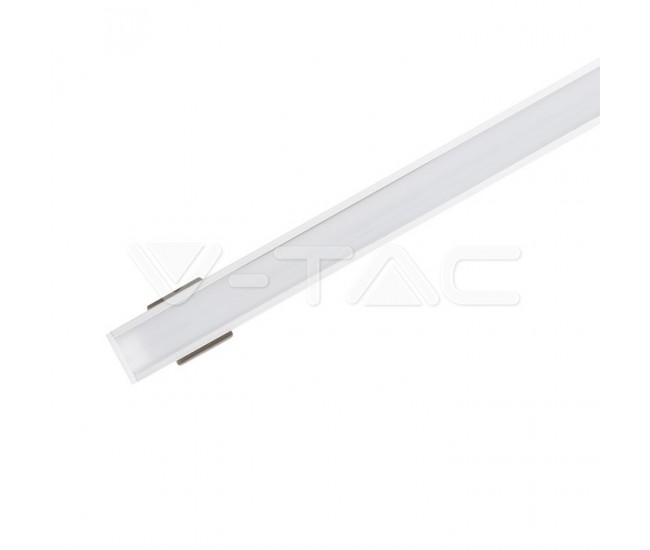 Profil aluminiu pentru banda LED 2m 17.4mm x 12.1mm mat V-TAC