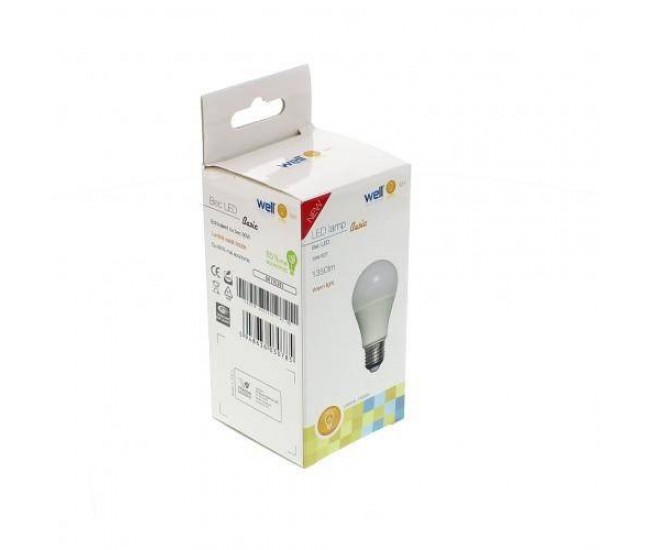 Bec cu led A60 E27 15W 230V lumina calda Basic Well