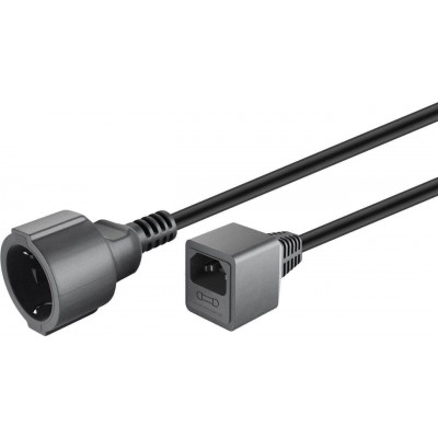 Cablu de alimentare UPS SCHUKO cu conector de siguranta 0.2m Goobay