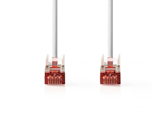 Cablu SFTP CAT6 7.5m RJ45 tata - RJ45 tata alb Nedis