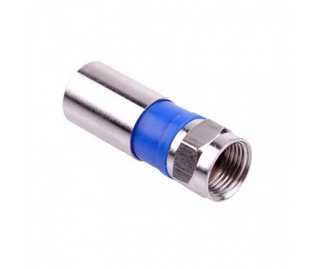 Mufa F compresie pentru cablu coaxial 6.8mm