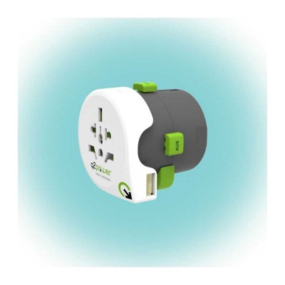 Adaptor calatorii Qdapter +USB AUSTRALIA CHINA IT UK CH BRAZIL USA EURO 2.100110