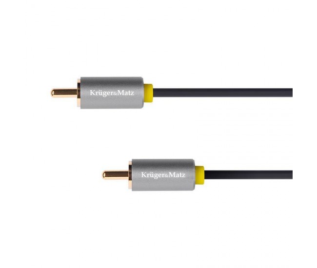 CABLU 1x RCA - 1x RCA 1.8m BASIC Kruger&Matz