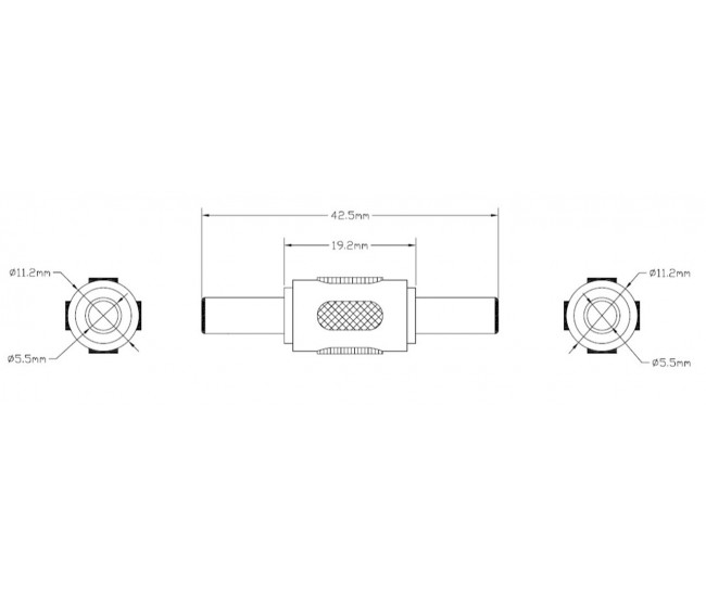 Adaptor DC 5.5x2.1mm tata-tata Goobay