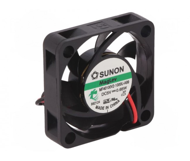 Ventilator DC axial 5VDC 40x40x10mm 11.89m3/h 20.6dBA lagar Vapo SUNON MF40100V2-1000U-A99