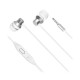 Casti IN-EAR cu microfon Kruger&Matz KMPB3 albe conector Jack 3.5 mm