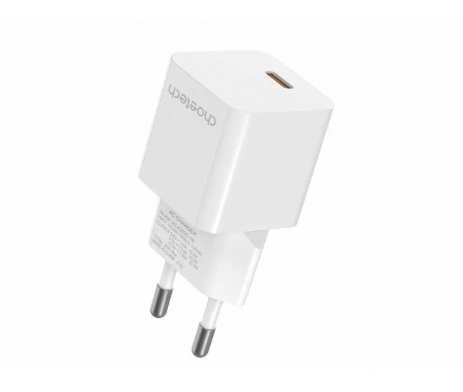 Incarcator retea Choetech 1x USB TYPE C PD 20W alb PD5010-EU-WH