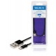 Cablu alimentare si sincronizare pentru iPad iPhone iPod Apple lightning - USB 2.0 A tata 1m negru VALUELINE