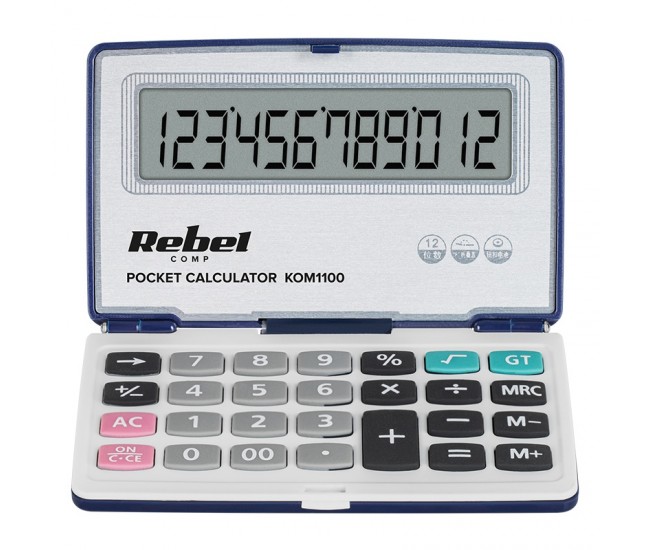 Calculator de buzunar 12 digiti PC-50 REBEL