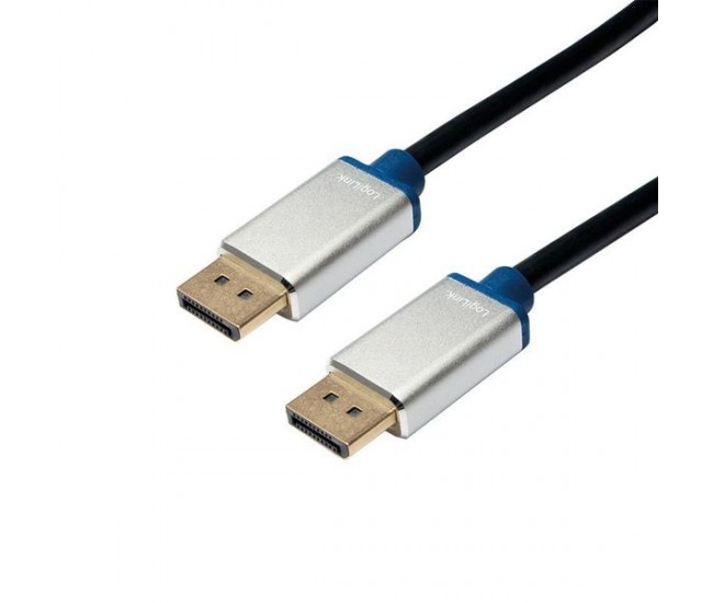 Cablu DisplayPort v1.2 1.5m tata-tata 4K negru LOGILINK BDPM15