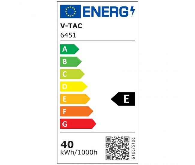 Panou LED 40W 4000lm aplicabil 60cm x 60cm 4000K alb neutru IP20 V-TAC