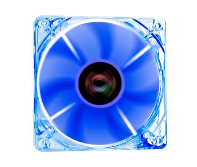 Ventilator Riotoro Cross-X Clear Classic 120mm iluminare albastra