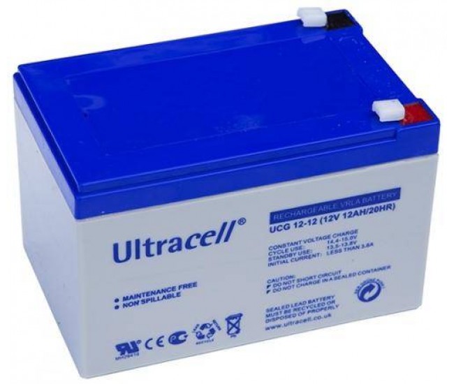 Acumulator 12V 12Ah plumb acid cu gel Ultracell 151.5x99.5x97mm