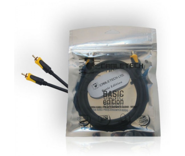 Cablu RCA 0.5m coaxial Basic Edition Cabletech