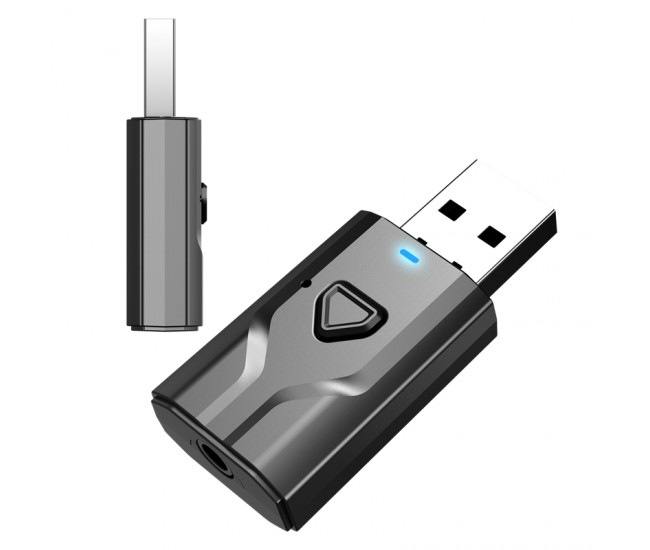 Bluetooth V5.0 receptor-emitator pentru dispozitive audio