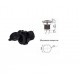 Adaptor mufa mama bricheta auto x1 neagra 20A de panou 12-24VDC SCI A13-142A