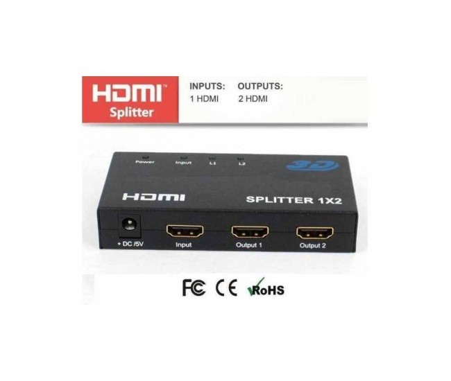 Splitter HDMI cu 2x HDMI iesire