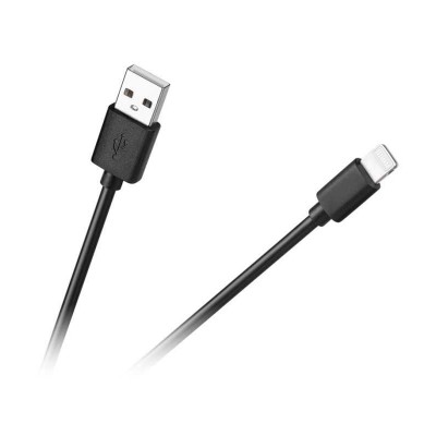 Cablu USB - lightning 1m negru Cabletech KPO3946