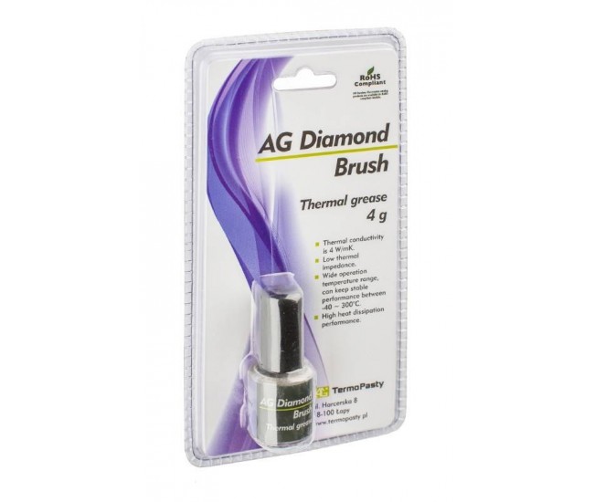 Pasta termoconductoare AG Diamond Brush 4 W/m.K 4grame AG TermoPasty