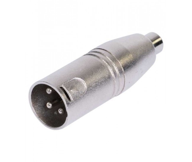 Adaptor audio tata XLR - RCA mama metal BST 18-5580