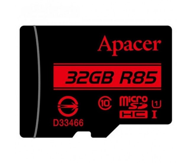 Card microSDHC UHS-I Apacer 32GB clasa10 cu adaptor SD