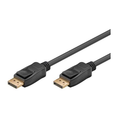 Cablu 3m DisplayPort v1.4 - DisplayPort v.14 HDCP 2.2 fire Cupru negru Goobay 65810