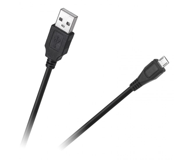 Cablu USB A tata - micro USB tata 0.2m ECO-LINE Cabletech