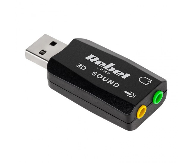 Placa de sunet Usb 5.1 Rebel