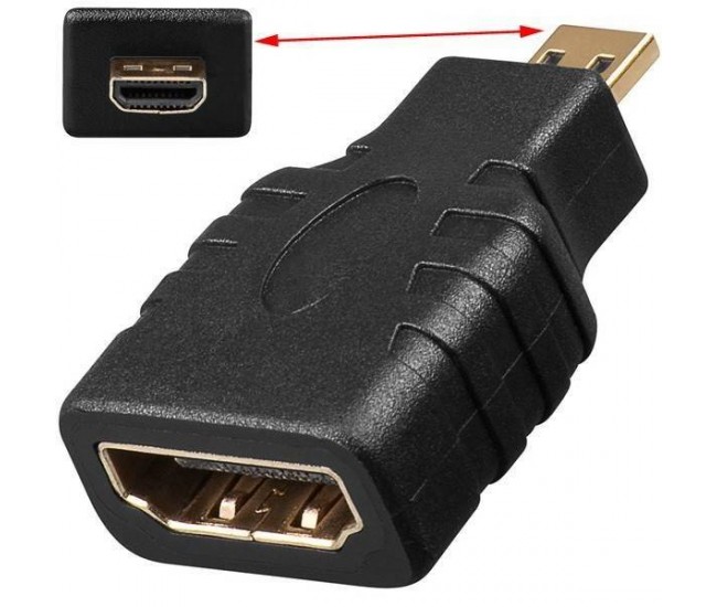 Adaptor micro HDMI la HDMI mama Goobay