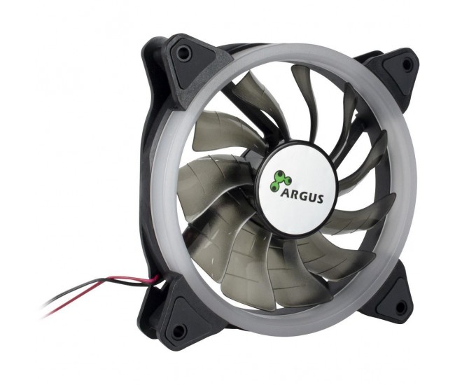 Ventilator 120x120x25mm Inter-Tech Argus iluminare RGB 900RPM 2 pini la Molex RS-051-RGB