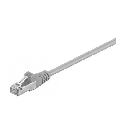 Cablu FTP CAT5e mufat 5m patchcord gri RJ45 x2 CCA ecranat Goobay