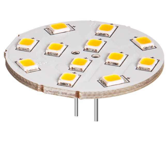 Bec LED G4 123° 2W 12V alb cald 3000K 230lm Goobay 30586