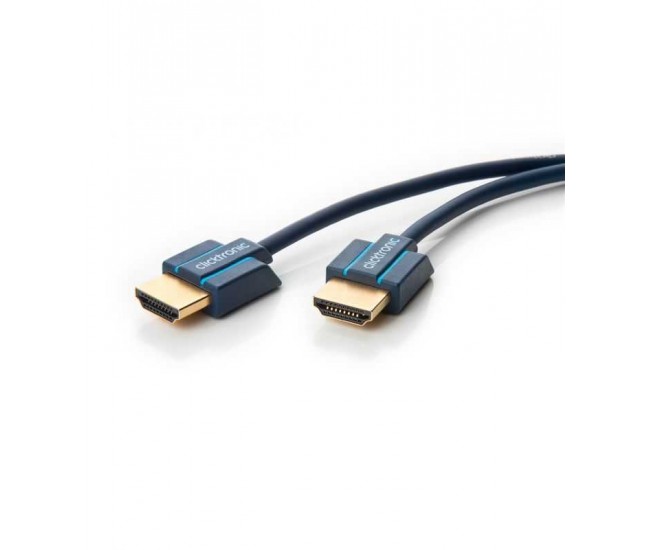 Cablu Profesional ultra-slim 4mm HDMI 2m tata-tata ARC Ultra HD 4K 60Hz cu Ethernet OFC AWG34 Clicktronic