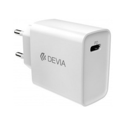 Adaptor Priza Devia C13A Alb 1x USB TYPE C 3A 20W RLC-511-WH